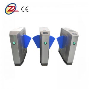 biometrics fingerprint scanner 304 price flap turnstile with rain-proof equipment