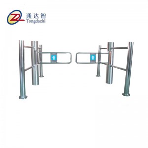 Hot selling 304 stainless steel swing supermarket turnstile door in china Hot selling 304 stainless steel swing supermarket turnstile door in china