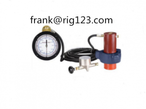 Double pointer casing pressure system riser pressure system