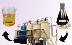 Used engine oil purification machine