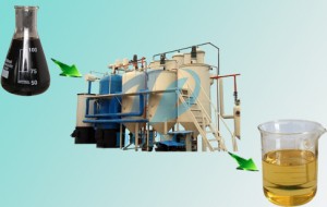 Crude oil distillation process