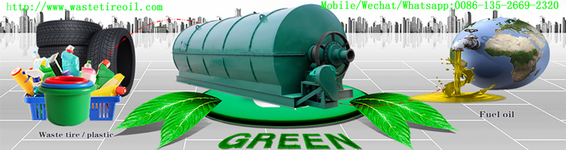 Pyrolysis plant  for waste tyre/plastic
