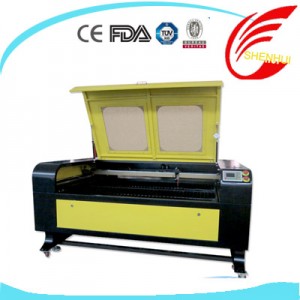 shenhui laser cotton polyester fabric laser engraving machine