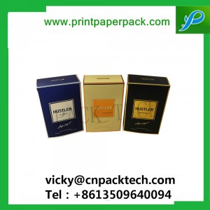 Hot Stamping Mustang Perfume Box Customized Playing Card Paper Box