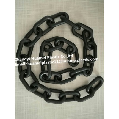 China Weifang River Protective no rust Plastic steel link chain