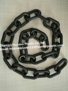 China Weifang River Protective no rust Plastic steel link chain