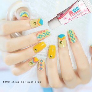 1g clear gel  Nail glue cyanoacrylate nail art for stick diamond/rhin stone