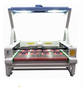 CCD camera Laser cutting machine for Embroidery