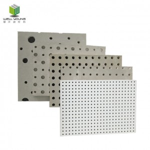 theater gypsum soundproof perforated acoustic board