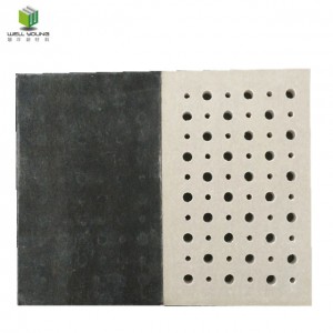 high quality clean cut perforated gypsum acoustic wall panel