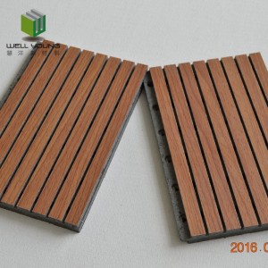 mgo slotted fireproof acoustic wall panel for dance studio