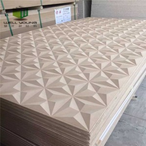 4*8ft MDF 3D wall panel for interior wall decoration 4*8ft MDF 3D wall panel for interior wall decoration