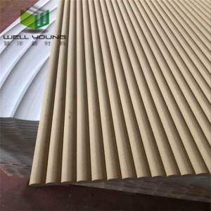 Interior Decorative Wall Paneling Embossed Carved MDF 3D Wall Panel