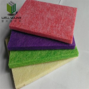 indoor colorful polyester fiber acoustic panel