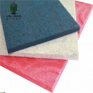 9mm polyester wall panels acoustic soundproof panels