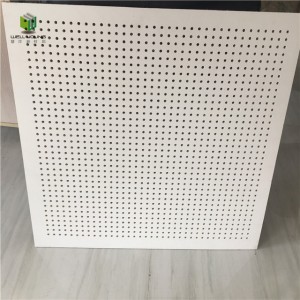 dust free light weight perforated acoustic ceiling board