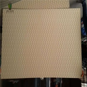 3D MDF wave decorative interior wall panel