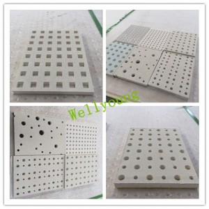 factory supply circle holes acoustical perforated gypsum board
