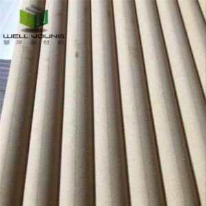 15mm thickness raw color 3D decorative wall panel