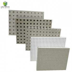 super soundproof perforated gypsum partition board