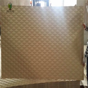 E1 grade MDF embossed decorative wall panels