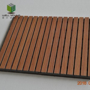 best selling mgo/mdf slotted acoustic panel for indoor