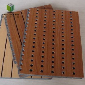decorative slotted sound insulation mgo grooved acoustic panel