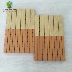cheap wooden grooved acoustic mgo/mdf slotted panel