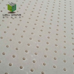 perforated paper-faced gypsum board for ceiling and wall