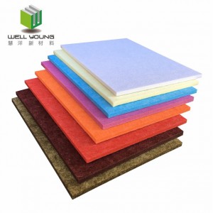 polyester fiber acoustic diffuser wall panel