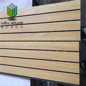 fireproof mgo grooved acoustic wall panel