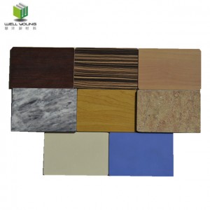 decorative HPL laminated mgo wall panel for tunnel