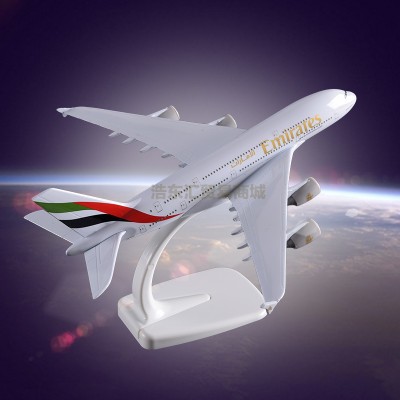 Metal crafts Display Plane Model Airbus 380 Emirates Airlines Simulation Model Airplane  Manufacturer Direct Sales OEM