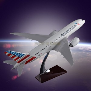 Simulation Aircraft Model OEM Boeing 787 American Airlines Model Aircrafts Resin Factory Direct Sales
