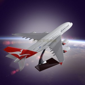 Simulation Model Airplane OEM Airbus 380 Qantas Airways Resin Engine Blade Hollow Design Manufacturer Direct Sales