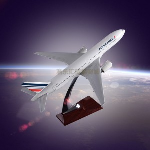 Airplane Model OEM Simulation Air France Boeing 777 Aircraft Resin Factory Direct Sales