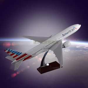 Customized Airplane Model Manufacturer OEM Boeing 777 Display Aircraft Model Resin for Business Gift