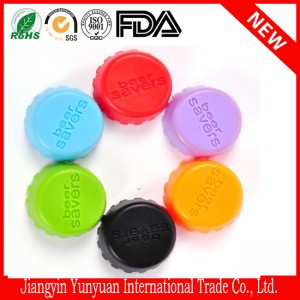 Fashionable 100% Food Grade Silicone Silicon Beer Bottle Cap