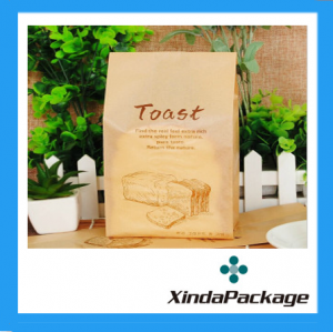 Kraft Paper Bread Packaging Bag