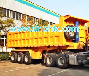 3 axle dumping trailer/ Tipping trailer/ Trucks and Trailers / Self Dump Trailer