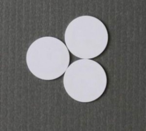 dia 25mm  round PVC plastic RFID Disc Tag