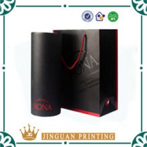 Luxury custom printing logo high quality packaging PU leather wine box