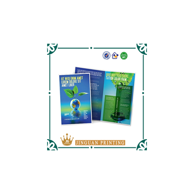 Full color catalogue high quality brochure professional custom printing flye