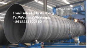 LSAW hign strength spiral welded steel pipe
