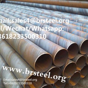 high quality carbon steel ssaw 3pe coated steel pipe