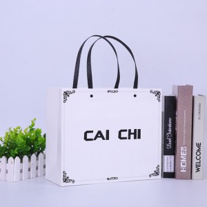 High Quality Luxury Foldable Paper Shopping Bag With Handle