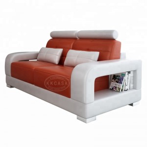 Modern Latest Living Room Italian Leather Sofa Design Foshan Shunde Furniture Market