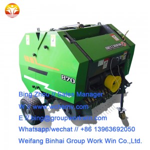 Agricultural machinery farm hay balers for farm waste straw bundling machine