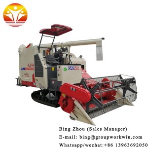 Durable and high efficiency  rice harvester