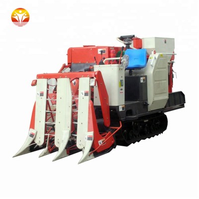 High Efficiency Half Feeding Mini Rice Combine Harvester